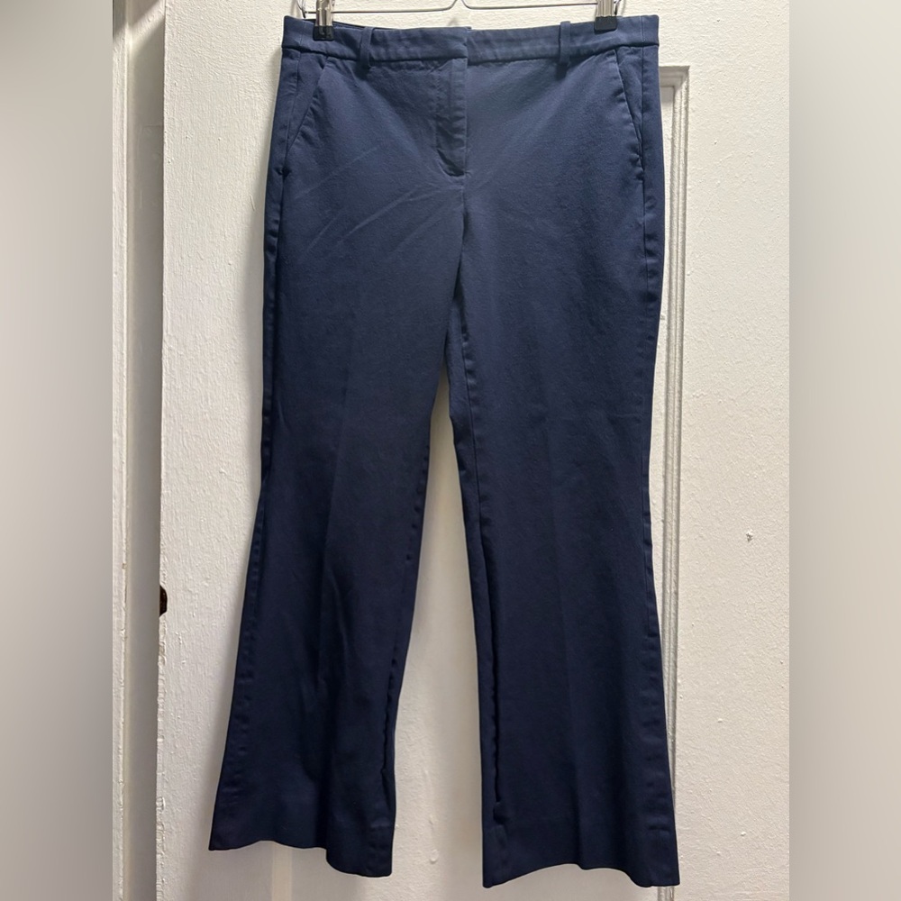 J. Crew Dark Blue Bootcut Slacks Women's size 6